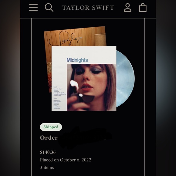 Taylor Swift: ***SIGNED*** Midnights: Moonstone edition VINYL- BNWOT C - Picture 10 of 10